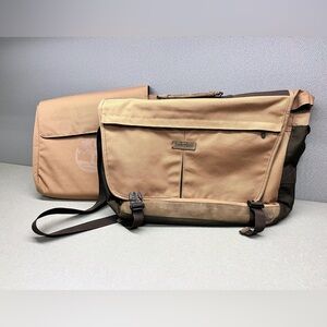 Timberland Laptop Crossbody Work Travel Briefcase Canvas Messenger Bag